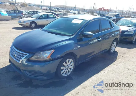 2014 Nissan Sentra Sv z USA, uszkodzony, nr VIN 1N4AB7AP3EN851342